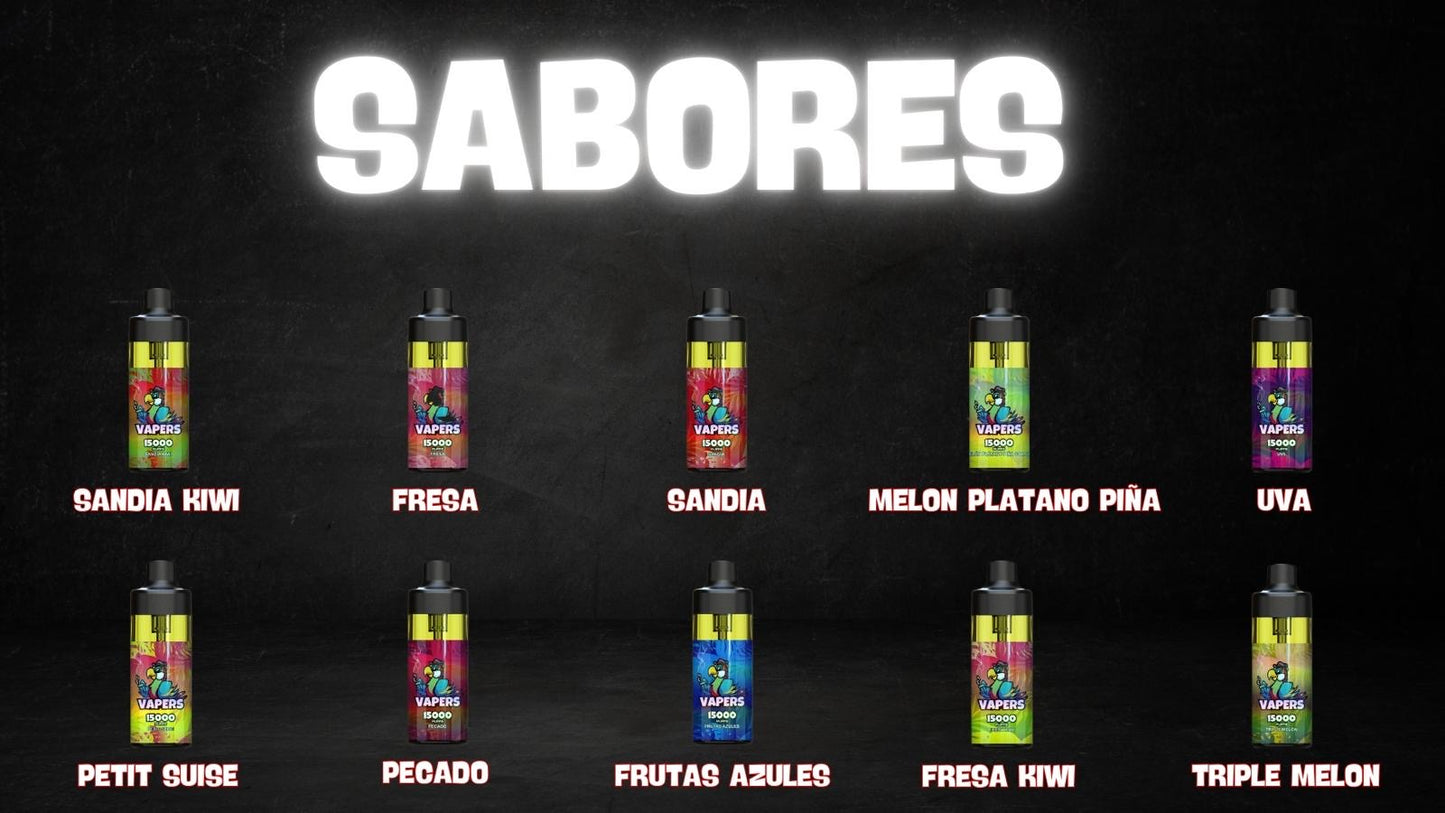 VAPERS 15.000 FRESA KIWI