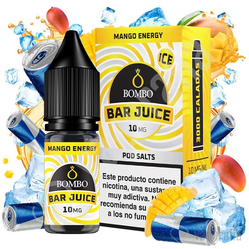 Mango Energy Ice 10ml - Bombo Bar Juice 2%