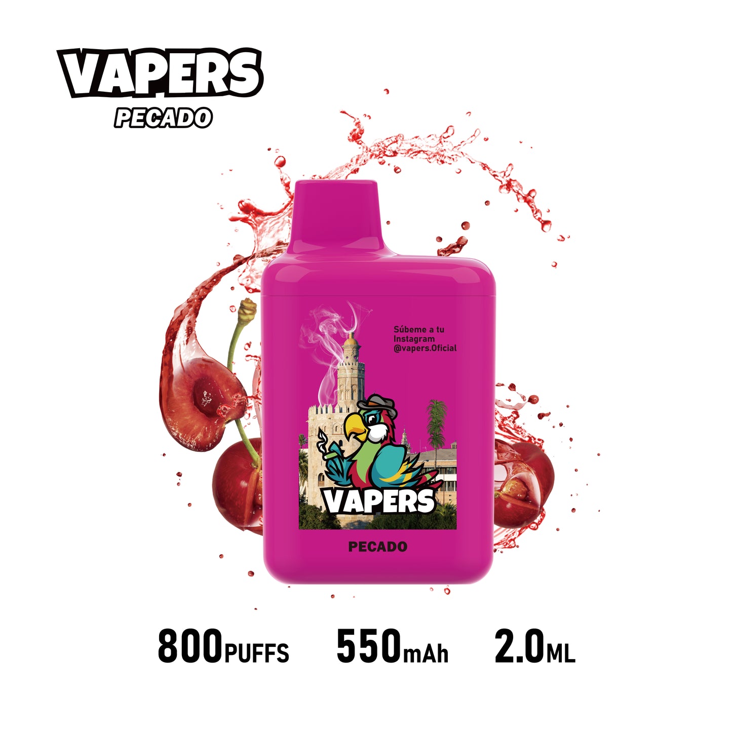 Vapers +800 puffs 2%