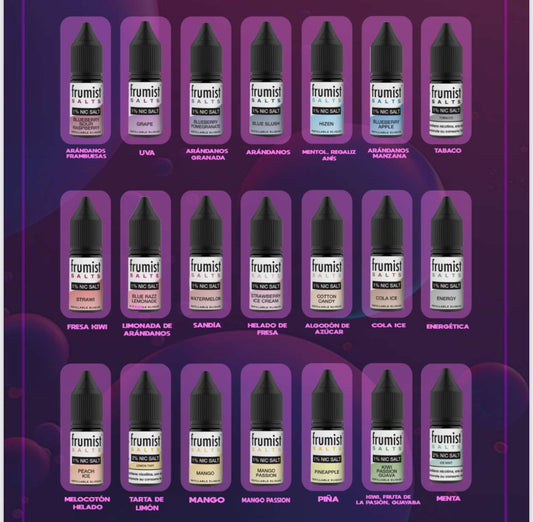 SALES FRUMIST 10ml 2% nicotina - 1% nicotina