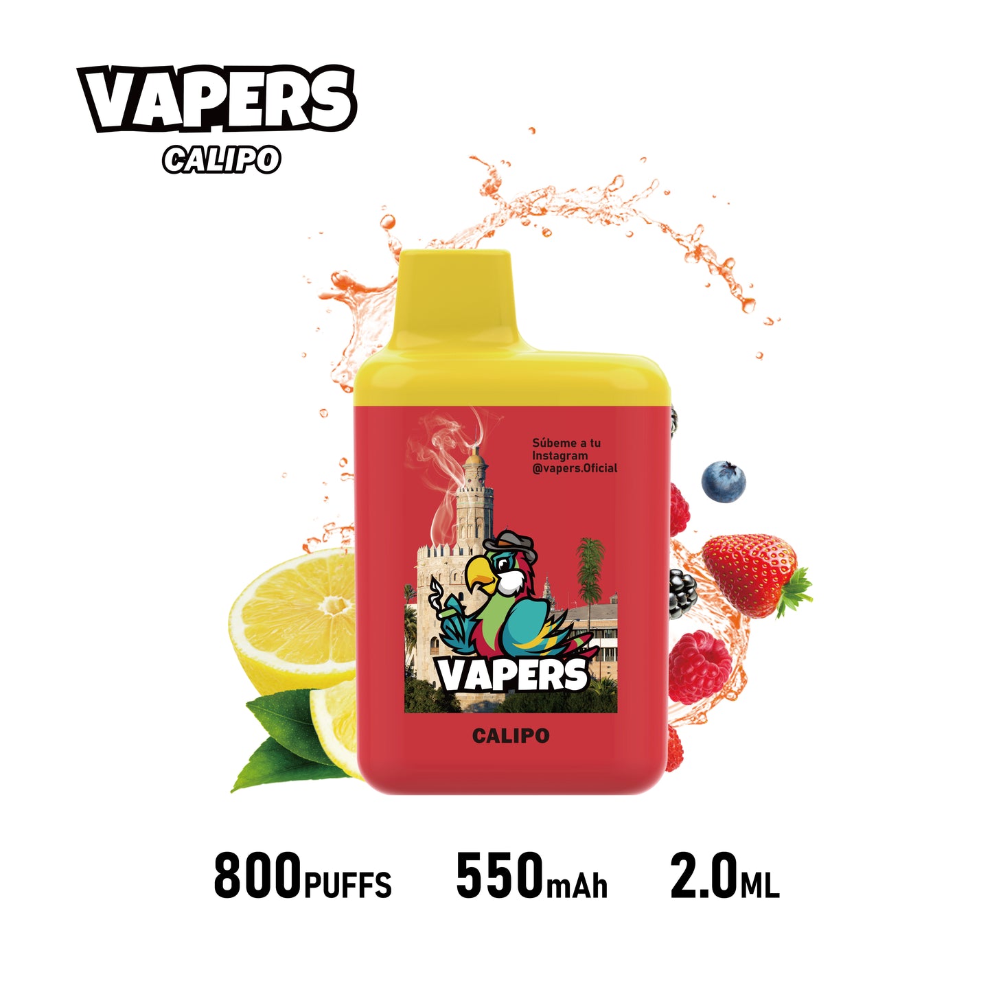 Vapers +800 puffs 2%