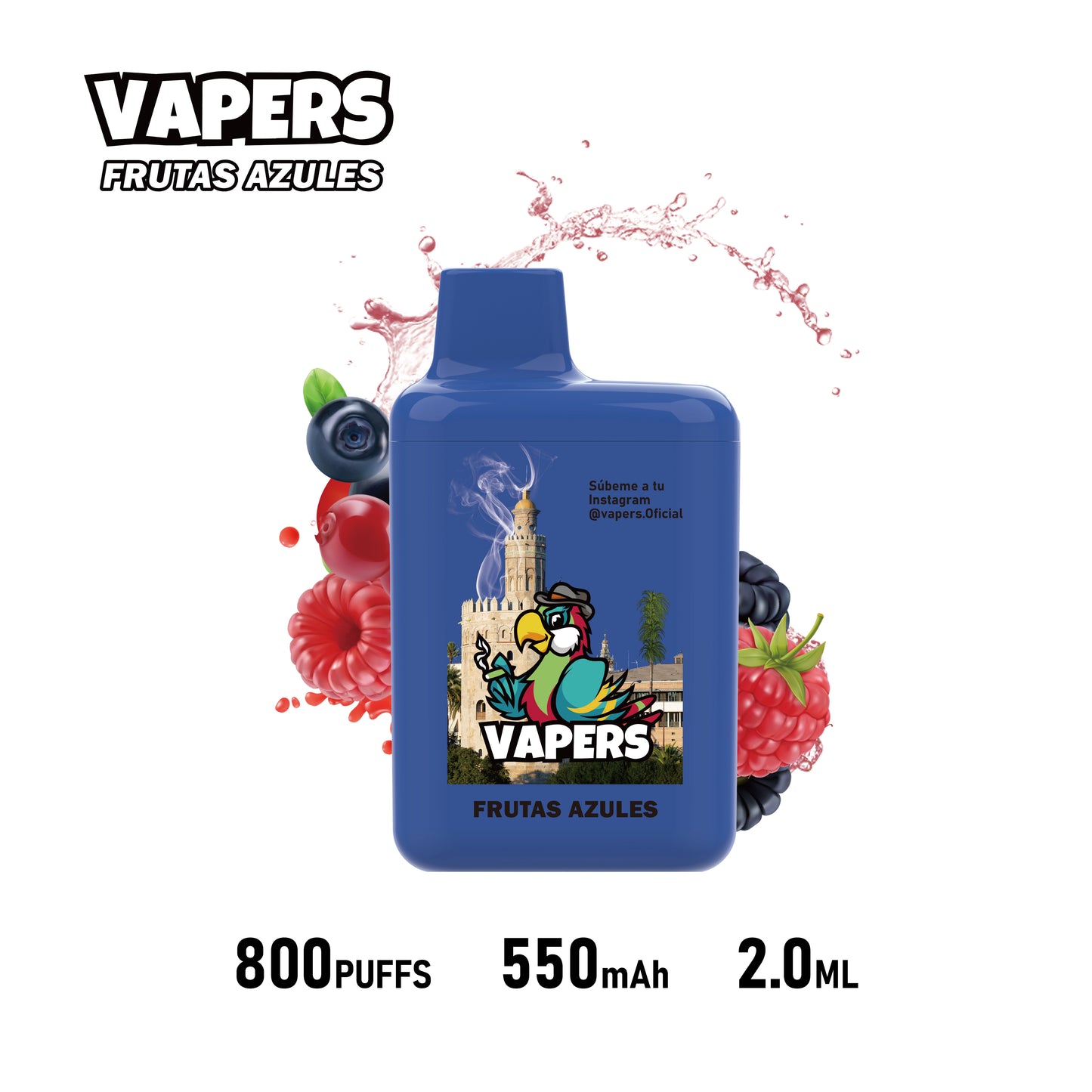 Vapers +800 puffs 2%