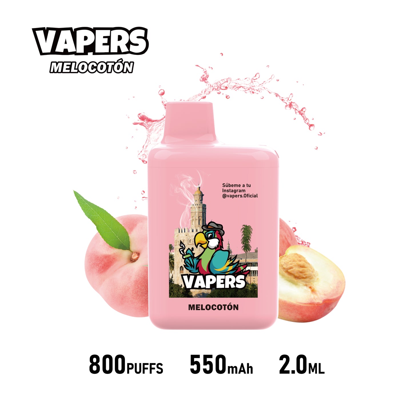 Vapers +800 puffs 2%