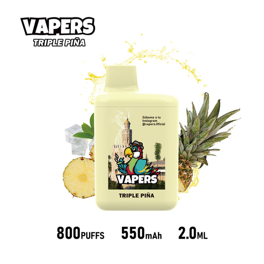 Vapers +800 puffs 2%