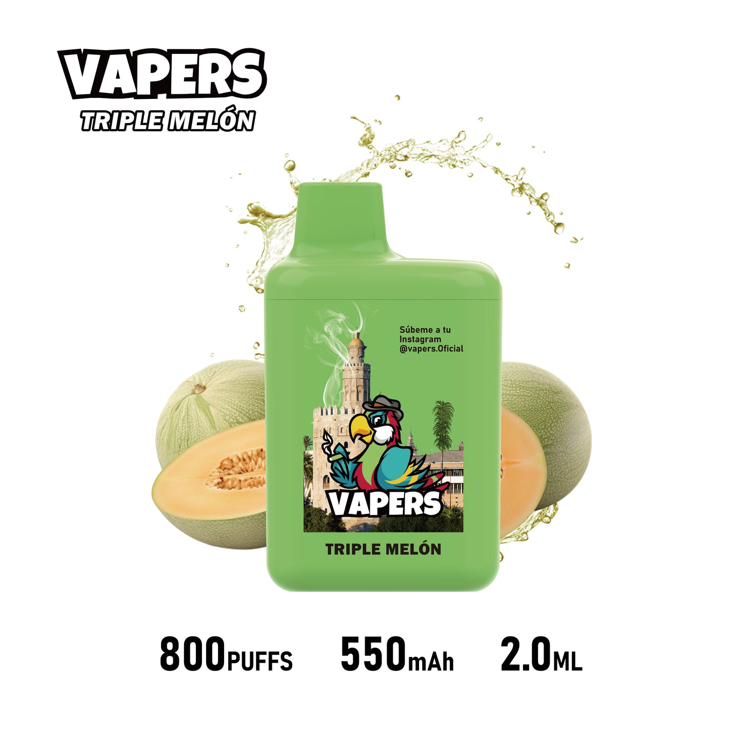 Vapers +800 puffs 2%