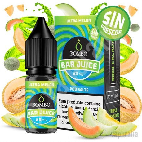 Ultra Melon Sin Frescor 10ml - Bombo Bar Juice 2%