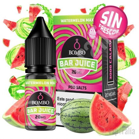 Watermelon Max Sin Frescor 10ml - Bombo Bar Juice 2%